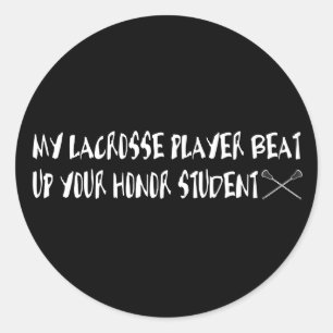 Lacrosse Humour Honour Sticker