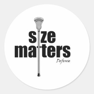 Lacrosse Humour SizeD Sticker