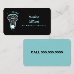 Lacrosse Instructor Business Card