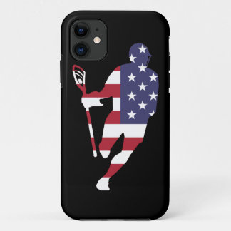Lacrosse IRH US Flag Case-Mate iPhone Case