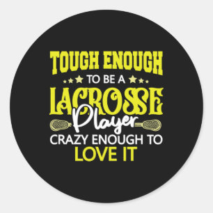 Lacrosse Lacross Team Athletes  Classic Round Sticker