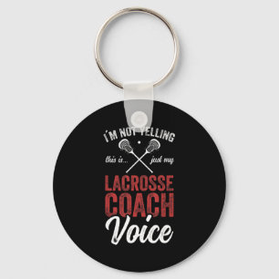 Lacrosse LAX American Flag  Key Ring