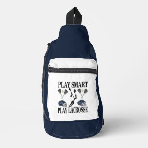 Lacrosse Lax Player Coach Team Sports Sling Bag