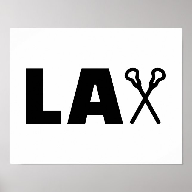 Lacrosse Lax sticks Poster (Front)
