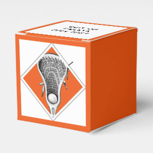 Lacrosse Lax Team Orange Favour Box
