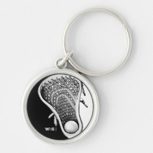 Lacrosse Monogrammed Gift Key Ring