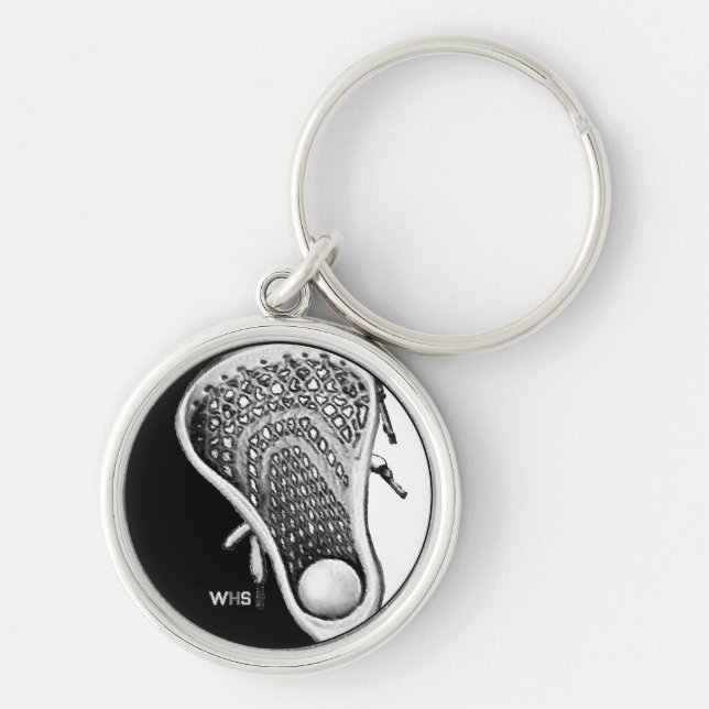 Lacrosse Monogrammed Gift Key Ring (Front)
