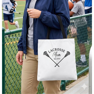 Lacrosse Mum Est Tote Bag