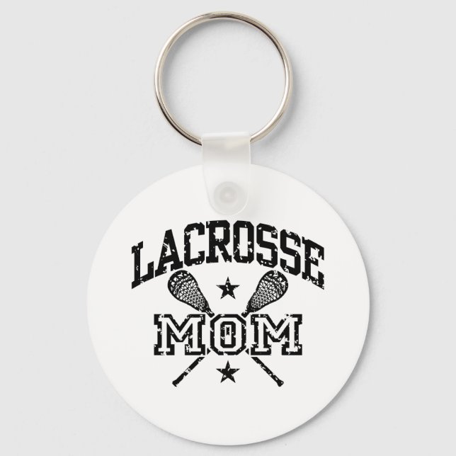 Lacrosse Mum Key Ring (Front)