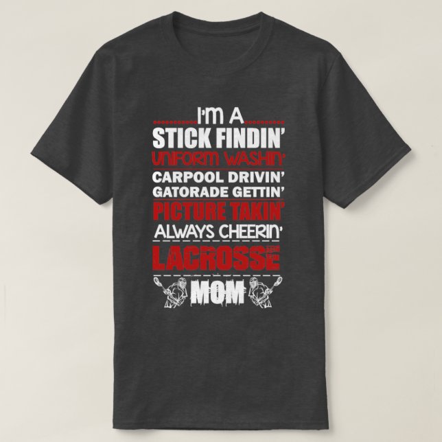 Lacrosse Mum Shirts  (Design Front)