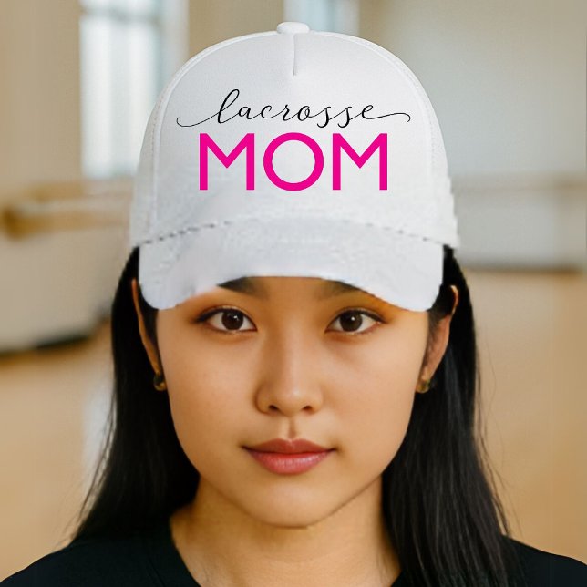 Lacrosse Mum Sporty Trucker Hat (Creator Uploaded)