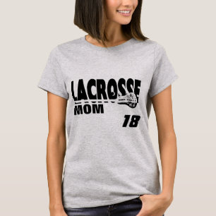 Lacrosse Mum with Number T-Shirt
