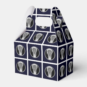 Lacrosse Navy Blue Favour Box