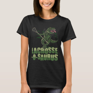 Lacrosse-o-saurus - Funny Lacrosse Player Lax Love T-Shirt