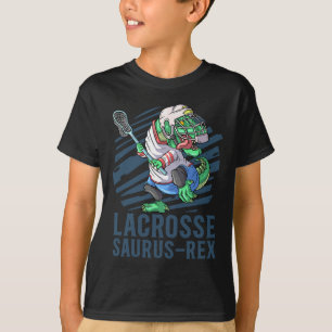 Lacrosse-o-saurus T Rex Dinosaur With Lacrosse Sti T-Shirt