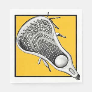 Lacrosse Party Event Napkin