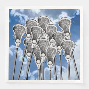 Lacrosse Party Napkin