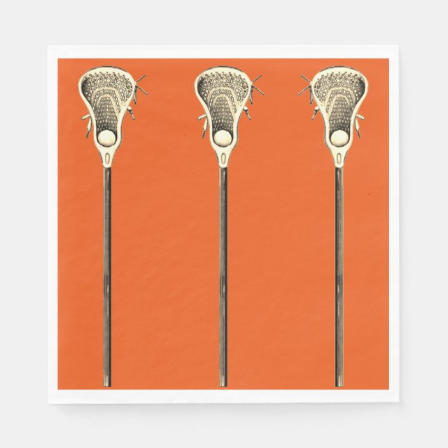 Lacrosse Party Napkin (Front)