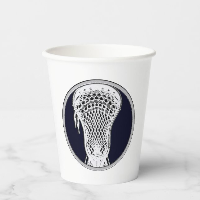 Lacrosse Party Paper Cups (Front)
