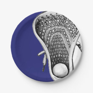 Lacrosse Party Paper Plate