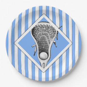 Lacrosse Party Paper Plates