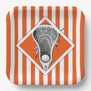 Lacrosse Party Paper Plates