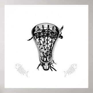 Lacrosse Pass Fish Poster
