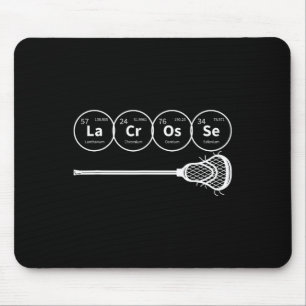 Lacrosse Periodic Table Of Elements Chemistry Gift Mouse Pad