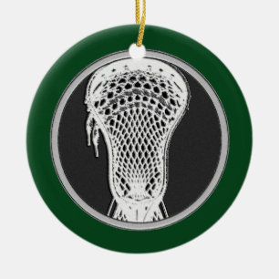 Lacrosse Personalised Collectable Ceramic Tree Decoration