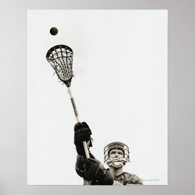 Lacrosse Player 3 Poster (Front)