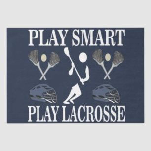 Lacrosse Player Birthday Tissue Paper