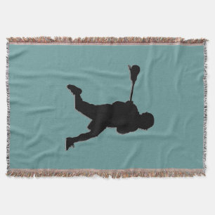 Lacrosse Player Blanket