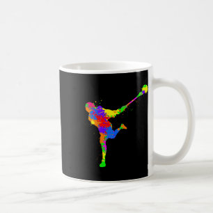 Lacrosse Player Boys Kids Youth Coffee Mug