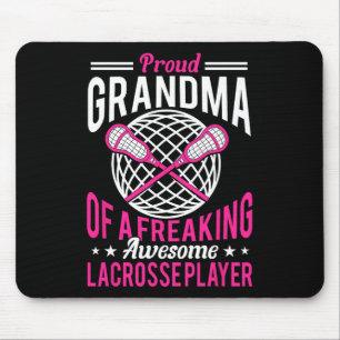 Lacrosse Player Coach Grandma Grandmother 1 Mouse Pad
