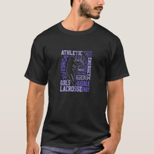 Lacrosse Player Description Great  For Lax Women Z T-Shirt