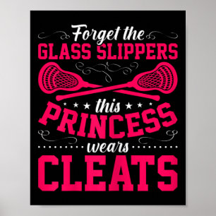 Lacrosse Player Funny Lax Sport This Princess Wear Poster