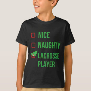 Lacrosse Player Funny Pajama Christmas Gift  T-Shirt