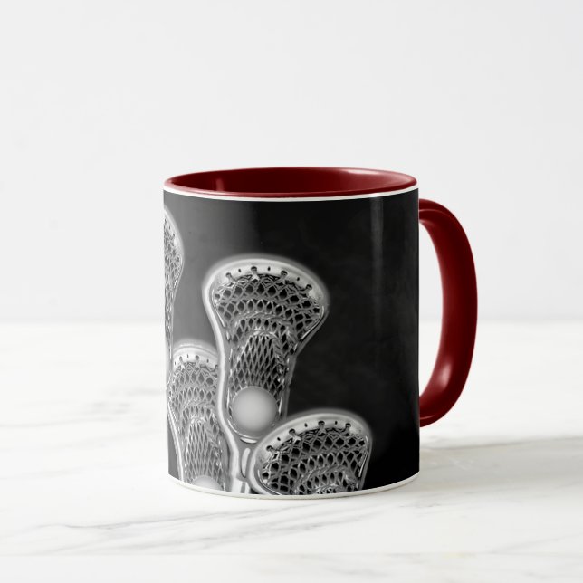 Lacrosse Player Gift Mug (Front Right)