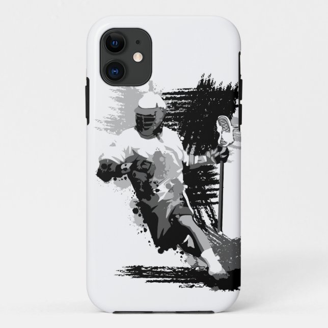Lacrosse Player I Phone 5 Case (Back)
