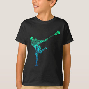 Lacrosse Player Youth Men Kids Boys T-Shirt