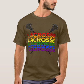 Lacrosse Rainbow T-Shirt