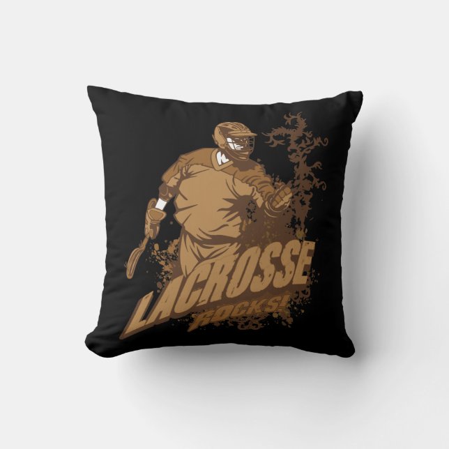 Lacrosse Rocks! Cushion (Front)