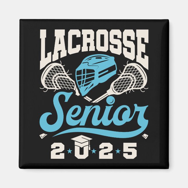 Lacrosse Senior Class of 2025 Graduation  Magnet (Front)
