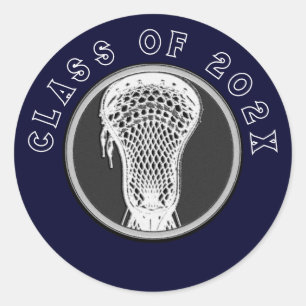 Lacrosse Seniors Classic Round Sticker