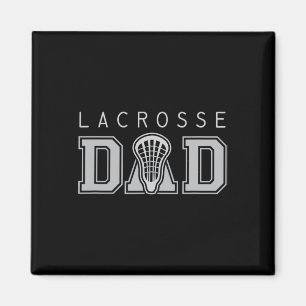 Lacrosse Shirt For Dad Lax Stick Head Father's Day Magnet