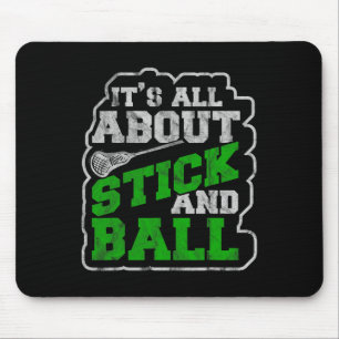 Lacrosse Shirts Mens Lax Stick Lacrosse Player Mouse Pad