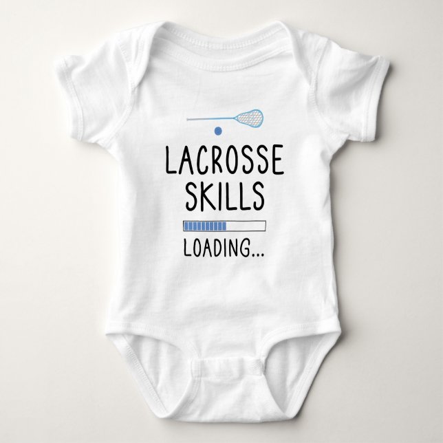 Lacrosse Skills Loading - Lacrosse  Baby Bodysuit (Front)