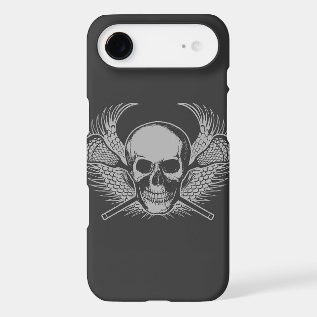 Lacrosse Skull - Grey Case-Mate Samsung Galaxy Case (Back)