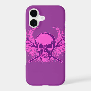 Lacrosse Skull iPhone 7 case - Purple and Pink