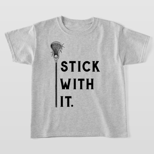 Lacrosse Slogan T-Shirt (Laydown)